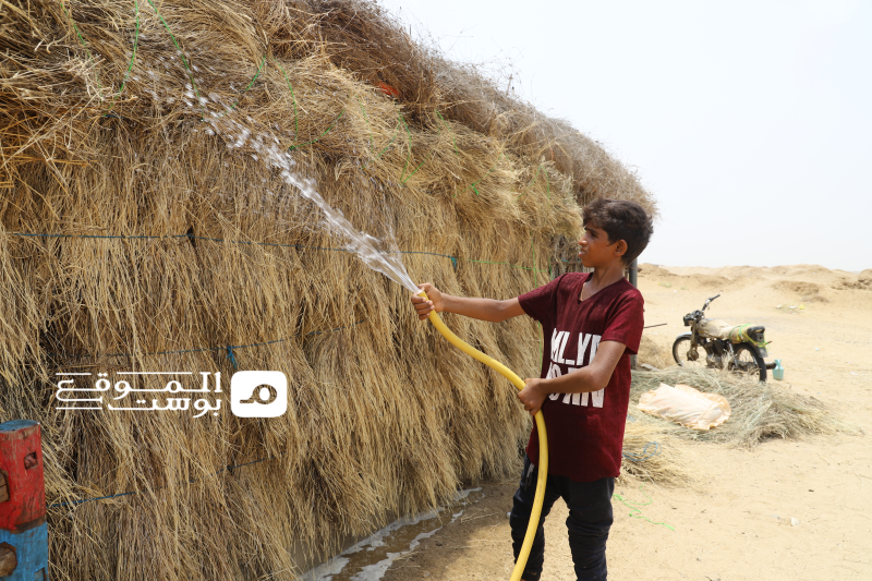 شاهد صورا عن وضع النازحين في مديرية ميدي بحجة