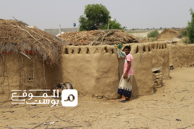 شاهد صورا عن وضع النازحين في مديرية ميدي بحجة