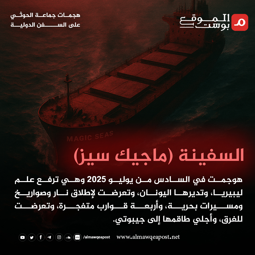 تفاصيل الهجمات البحرية للحوثيين على السفن