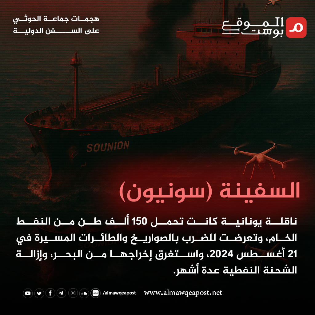 تفاصيل الهجمات البحرية للحوثيين على السفن
