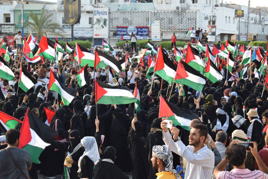 جمعة غضب في مدن اليمن تنديدا بجرائم إسرائيل وتضامنا مع الشعب الفلسطيني بغزة