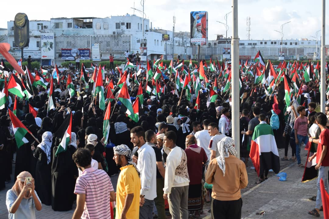 جمعة غضب في مدن اليمن تنديدا بجرائم إسرائيل وتضامنا مع الشعب الفلسطيني بغزة