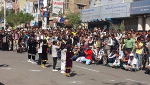 مهرجان الإحتفال بثورة 11 فبراير في مدينة تعز (صور)