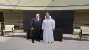 عسكر يبحث مع قرقاش التنسيق المشترك في مجال حقوق الإنسان