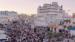 استعراض بالرقصة الشعبية "الشبواني" بسيئون في مهرجان شعبي سنوي