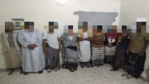 أمن المهرة يضبط تسعة أشخاص من متعاطي ومروجي المخدرات