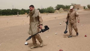 "مسام" ينتزع أكثر من 700 لغما حوثيا خلال أسبوع بعدد من المحافظات 