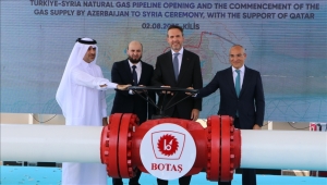 بدء تدفق الغاز الطبيعي الأذربيجاني إلى سوريا عبر تركيا