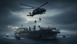 لقطات تكشف استهداف سابق للحوثيين بصواريخ محمولة مروحية فوق اليمن (ترجمة خاصة)