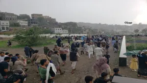 تعز تشيع الطفل أيلول ووفاة طفل آخر جراء السيول في المدينة