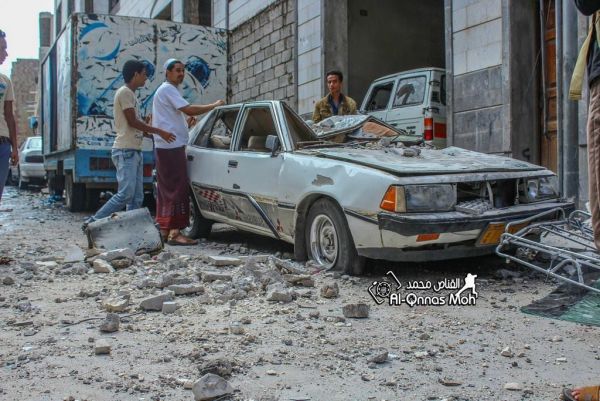 شاهد ألبوم صور لحجم الخراب والدمار الذي طال تعز من المليشيا