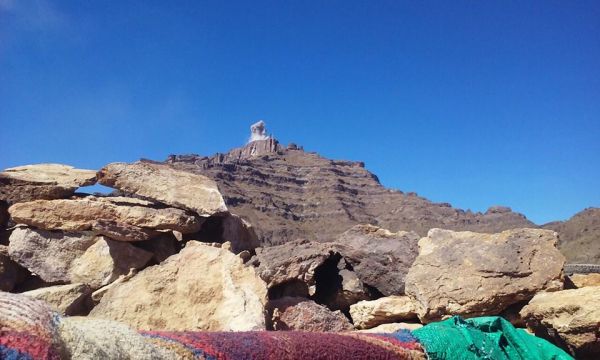 الضالع : غارات للتحالف تستهدف مواقع المليشيات بمريس ( صورة )