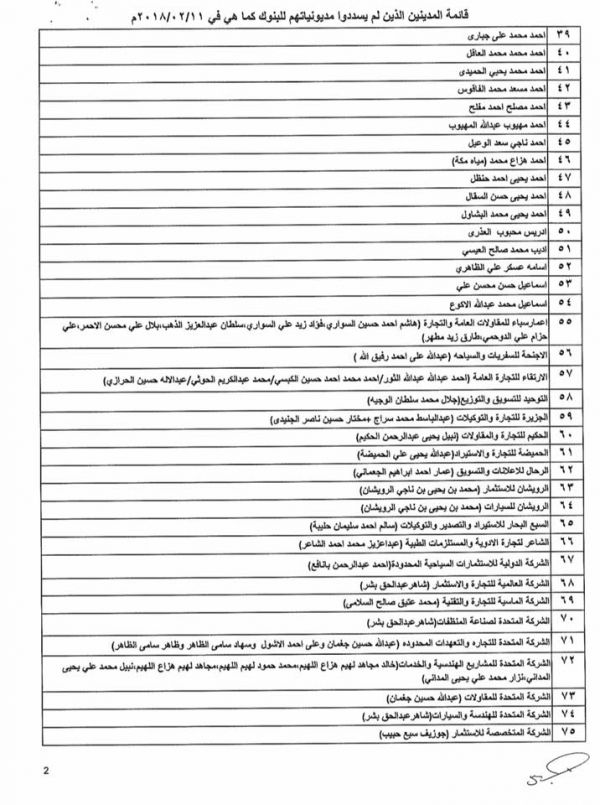 تعميم حوثي بمنع التعامل ماليا مع 697 شركة ورجل أعمال في صنعاء