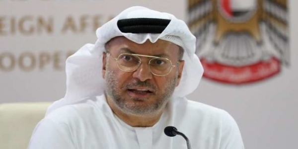 وزير إماراتي يصف إعادة تموضع قوات التحالف بعدن بالتطور الإيجابي