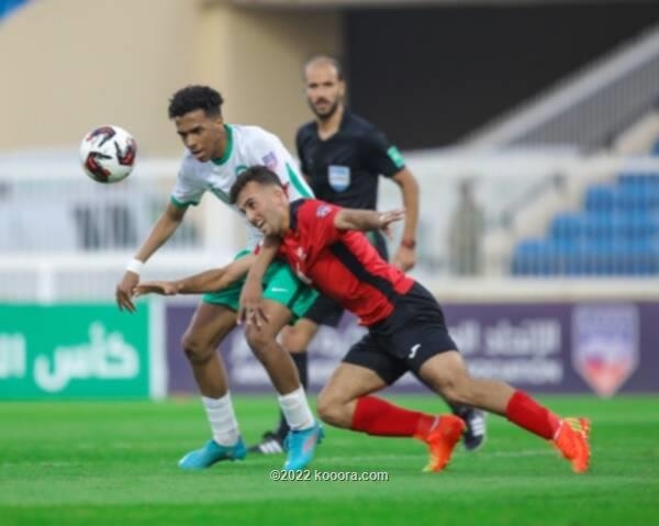 شباب الأخضر يجتاز فلسطين بخماسية ويبلغ نهائي كأس العرب