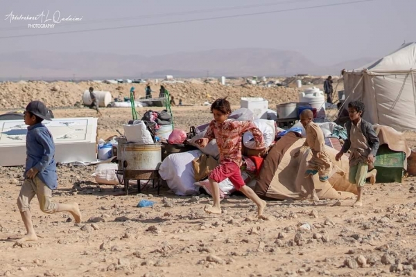 ألفا نازح بفعل خرق الهدنة.. مأرب تستقبل النازحين وصواريخ الحوثي معا