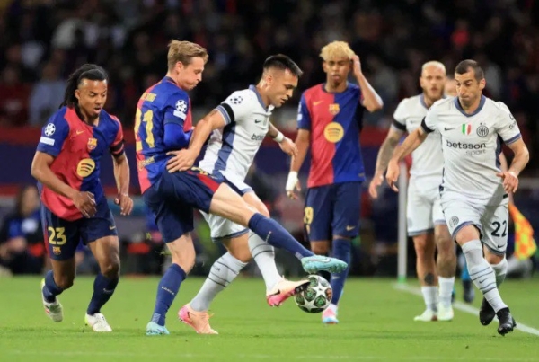 أبطال أوروبا: برشلونة يواجه إنتر وسان جيرمان يواجه أرسنال