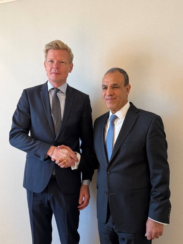 ‎غروندبرغ يبحث مع وزير خارجية مصر الأوضاع في اليمن والبحر الأحمر