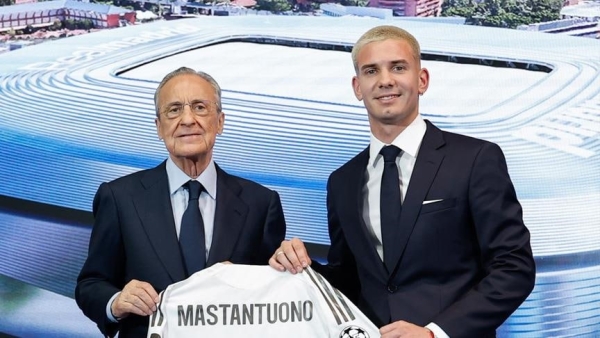 ريال مدريد يقدم لاعبه الجديد ماستانتونو لوسائل الإعلام