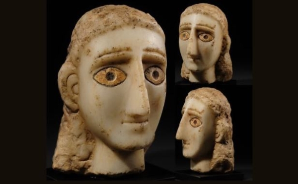 تمثال نادر لرأس أميرة من سبأ .. يُباع في مزاد بـ 