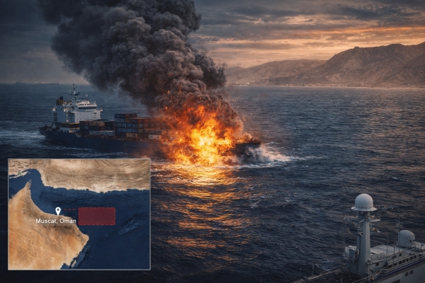 هيئة بريطانية تكشف نشاط مشبوه قبالة سواحل عُمان وتدعو للحذر