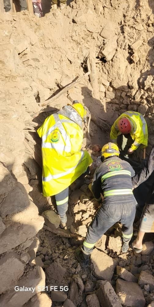 وفاة شابين وامرأة نتيجة انهيار منزل في بصنعاء