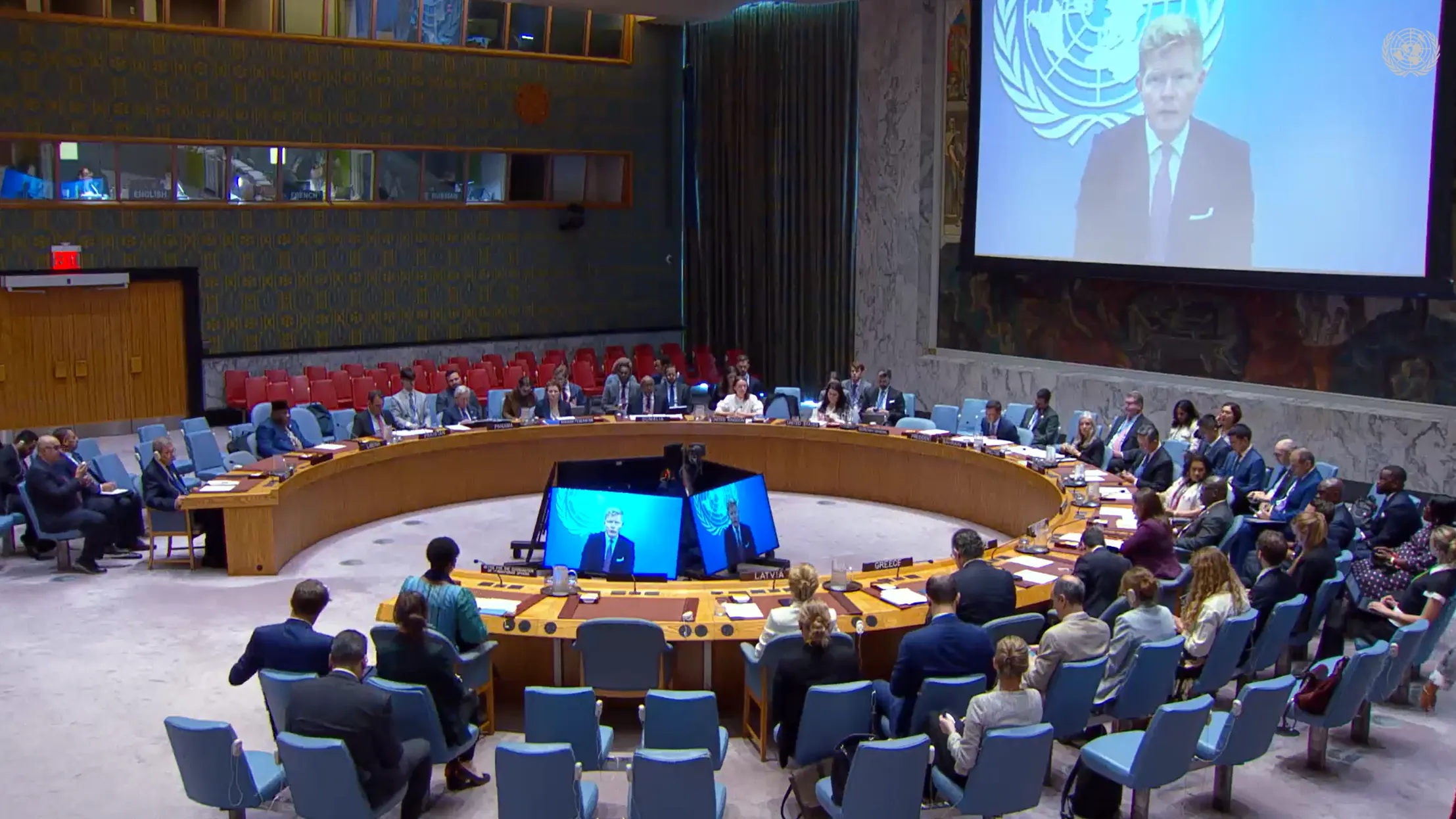 غروندبرغ في مجلس 