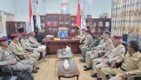 محافظ تعز يزور قيادة المحور ويشدد على رفع الجاهزية ودعم الجيش