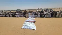 مأرب.. تشييع رسمي وشعبي لـ 10 جثامين من أسرة السامدي
